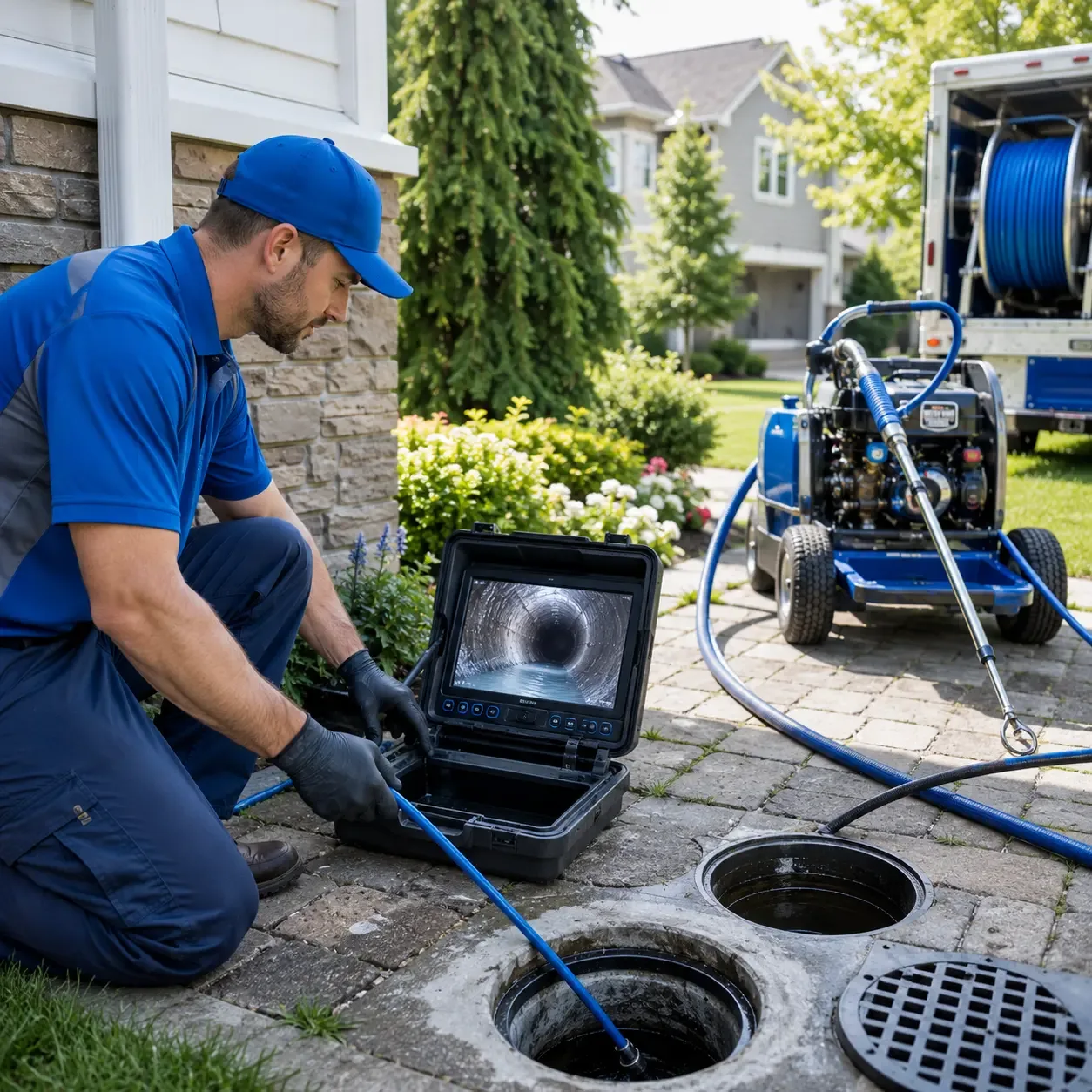 Outdoor drain cleaning professionals serving Jefferson, MA